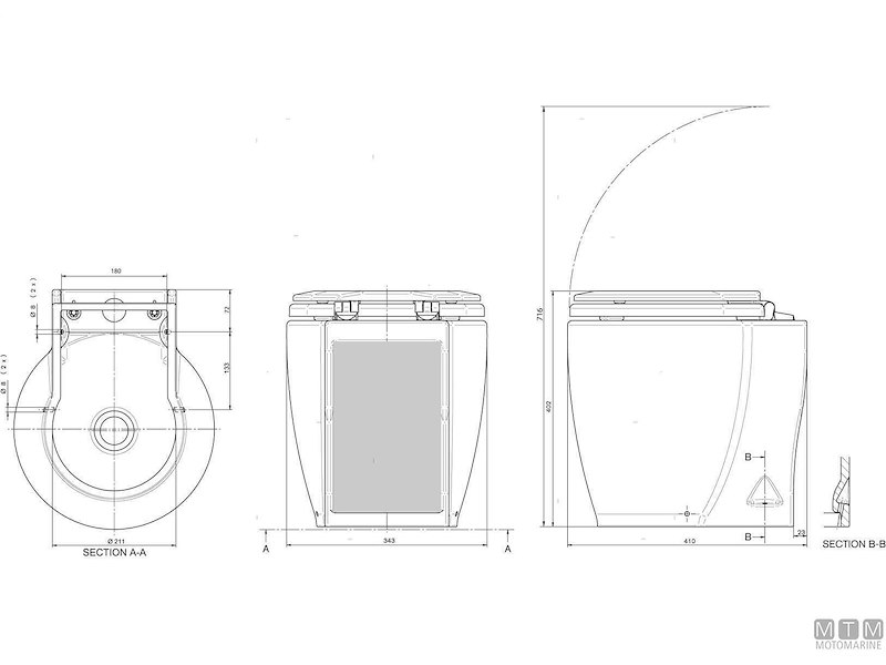 WC - Toilet Elettrica Ocean Laguna Silent