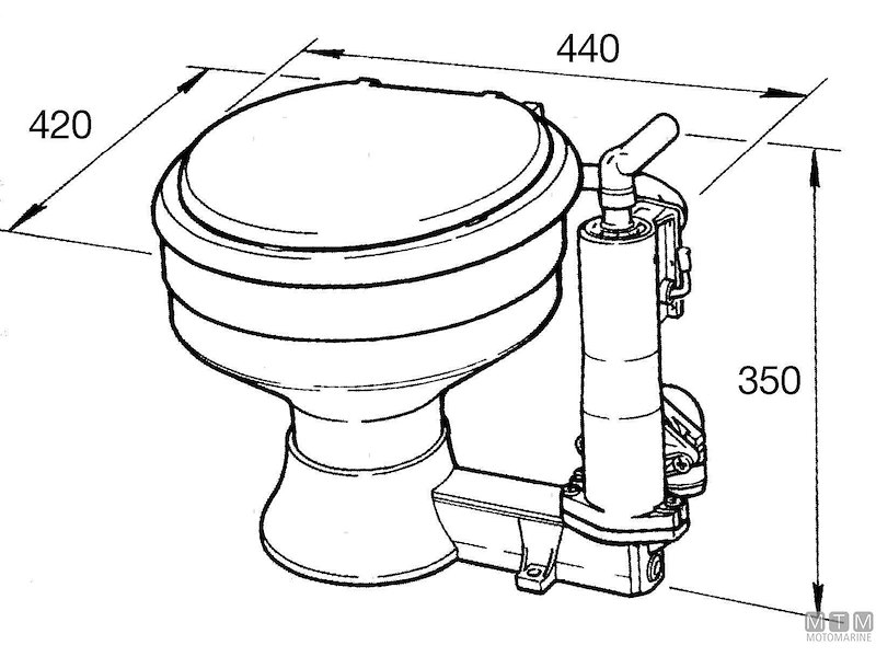 WC - Toilet Manuale RM69 Regata