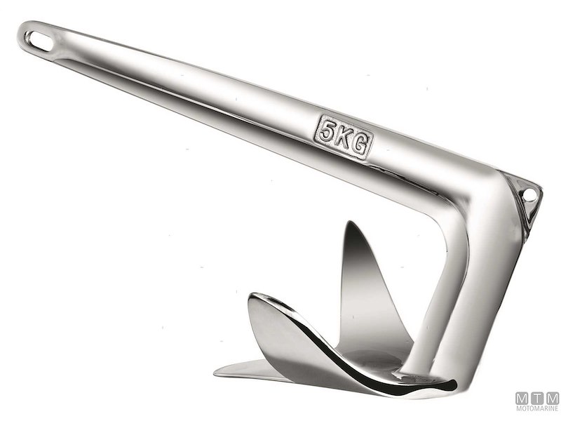 Ancora 3-Wing in Acciaio Inox