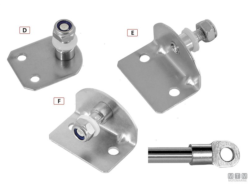 Attacchi e Staffe per Molle a Gas