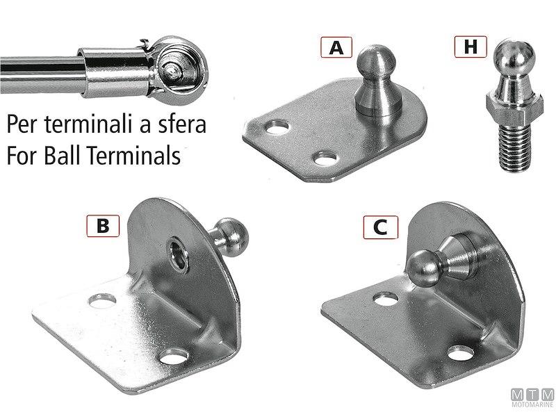 Attacchi e Staffe per Molle a Gas