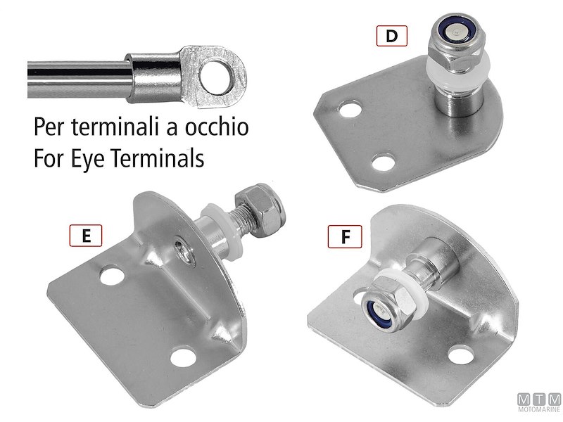 Attacchi e Staffe per Molle a Gas