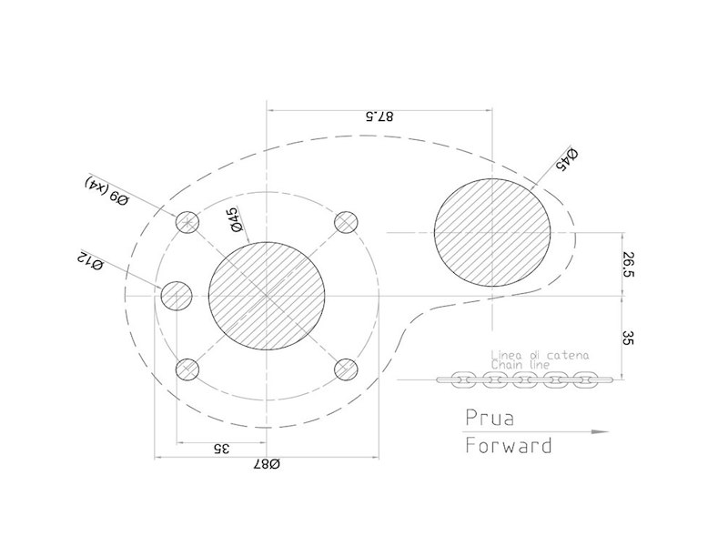 Verricelli Salpa Ancora Italwinch Smart 500W 12V 