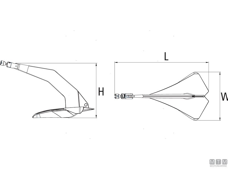 Ancora Olympic in Acciaio Inox