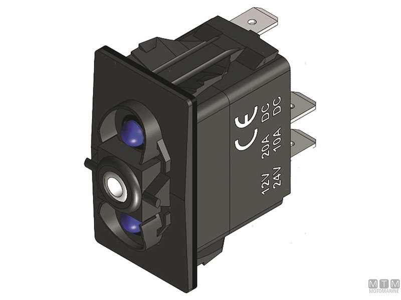 Interruttore Impermeabile IP68 Two LED