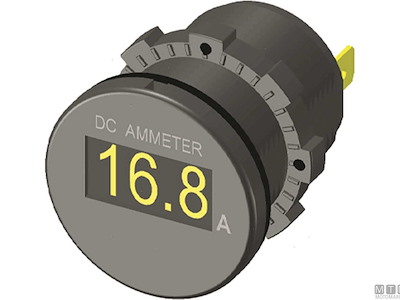 DISPLAY SOCKET AMMETER OLED 