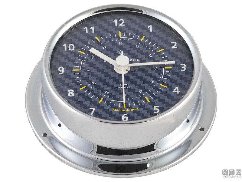 Strumenti Meteo Blue Carbon 70/88 Chrome