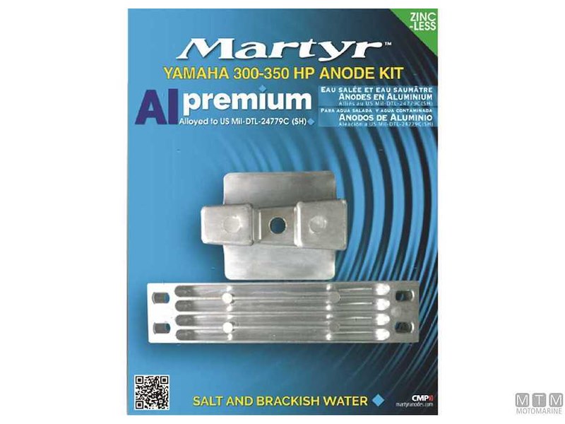 KIT ANODI YAMAHA 300-350XP AL