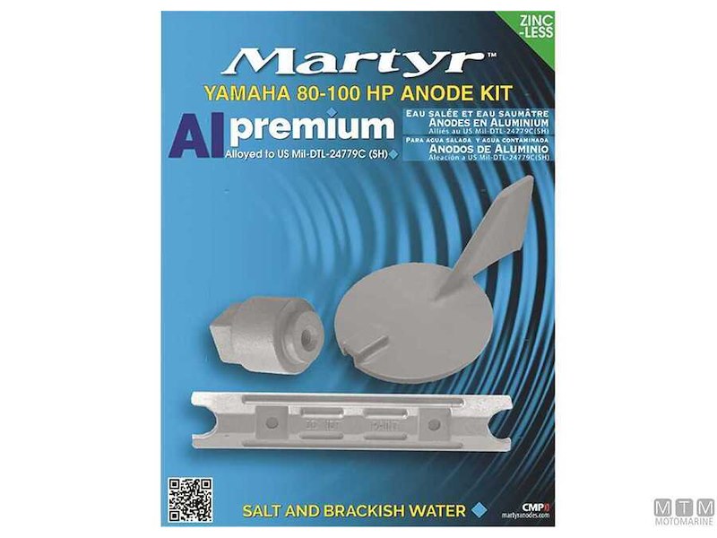 KIT ANODI YAMAHA 80-100 AL