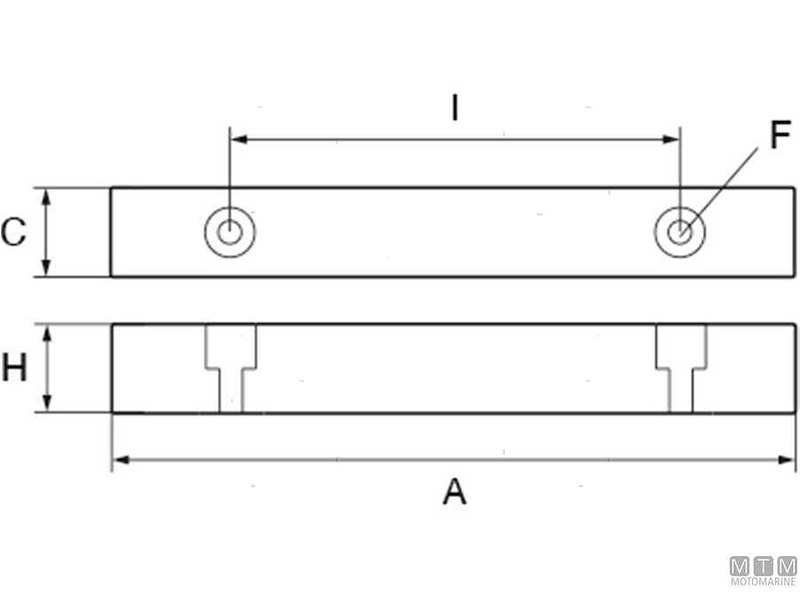 ANODO FERRETTI 255 ZN 