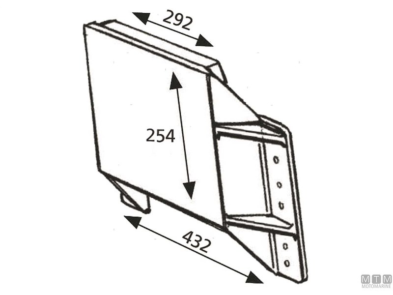 PIASTRA FUORIBORDO MINI JACKER MJ-1-DP 35HP
