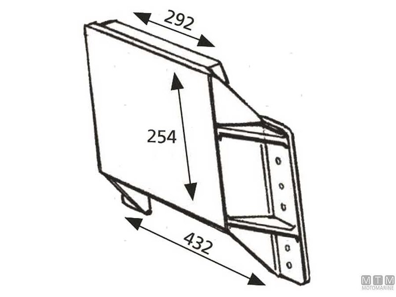 PIASTRA FUORIBORDO MINI JACKER MJ-1-DP 35HP