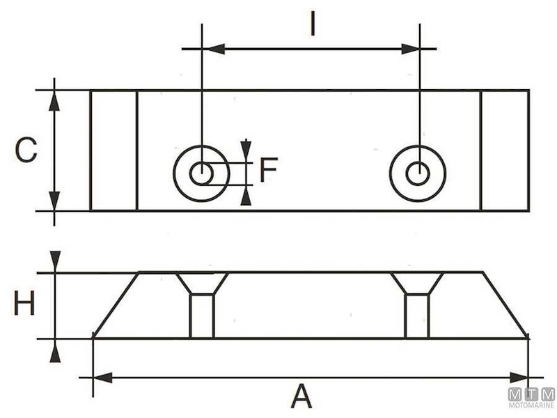 Anodo Piastra per Seipem