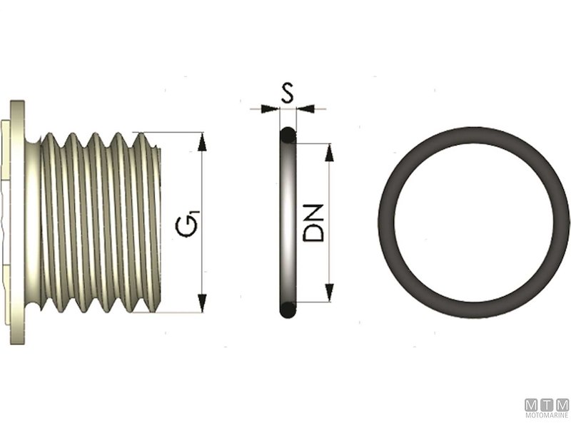 O-Ring per Tenuta in Battuta in FPM