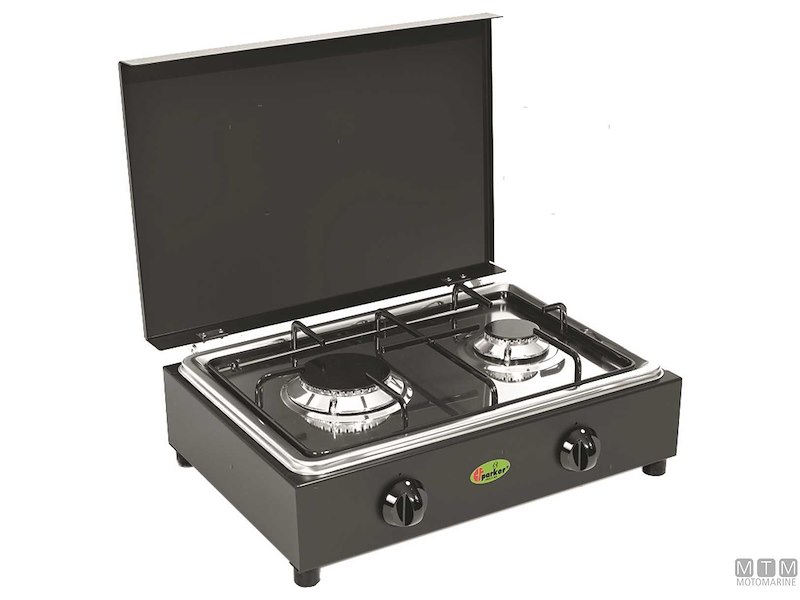 FORNELLO PARKER F0200GSPGP 2 FUOCHI NERO