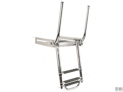 Scalette Telescopiche Cage con Passamano Abbattibile