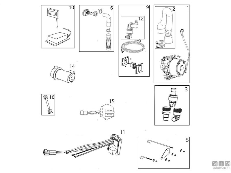 Ricambi per Toilet Serie Compact