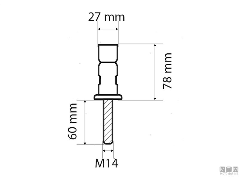 Basi a Perno in Acciaio Inox