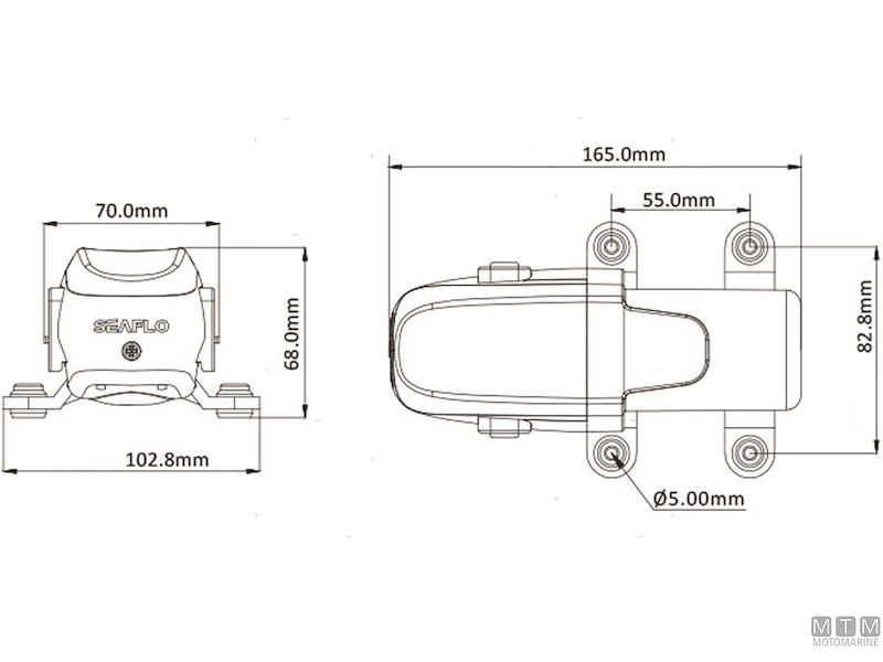 POMPA AUTOCLAVE SEAFLO MINI 5.6L 12V    