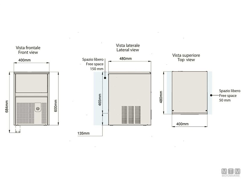 Fabbricatore di Ghiaccio VF28 Bright