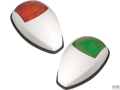 Coppia di Fanali di Navigazione da Parete 2NM (CE-USCG) 