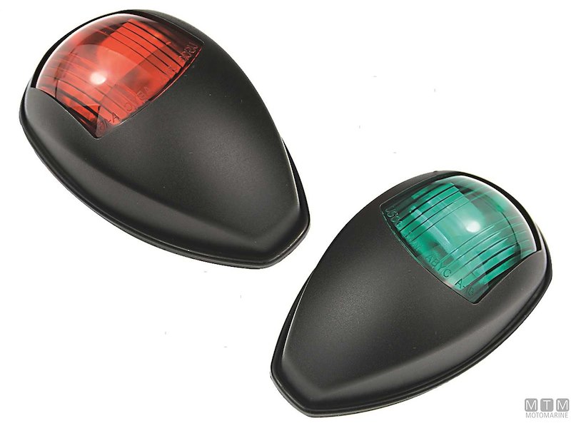 Coppia di Fanali di Navigazione da Parete 2NM (CE-USCG) 