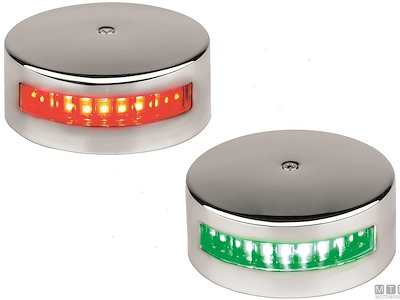 Fanali Orizzontali Acciao Inox UFO 2NM (CE) 