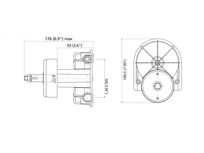 Timoneria Ultraflex T85