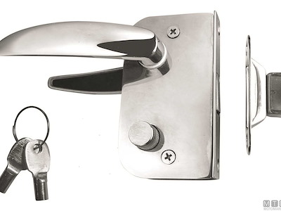 Serratura Inox Privacy Door 16mmm con Chiavi