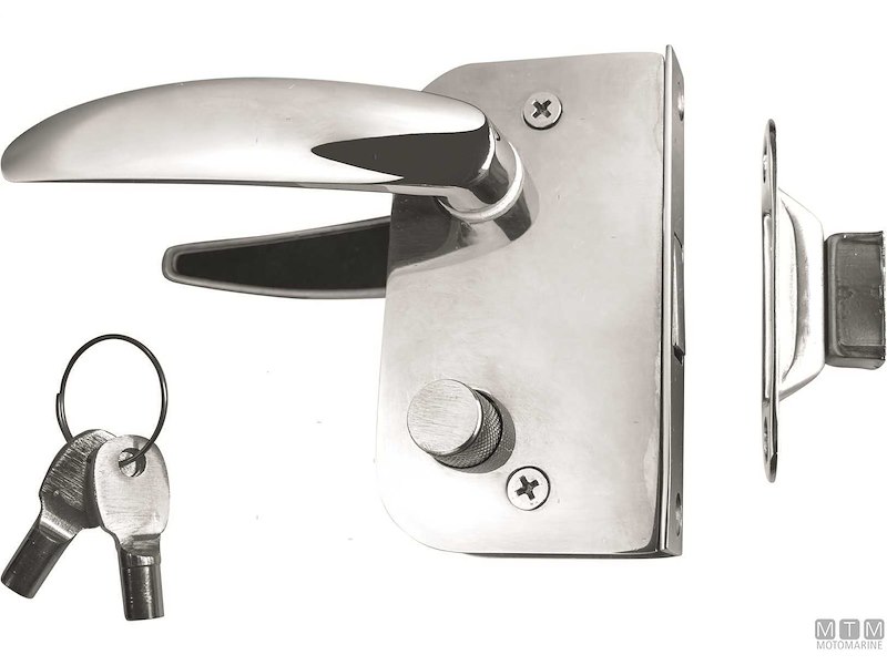 Serratura Inox Privacy Door 16mmm con Chiavi