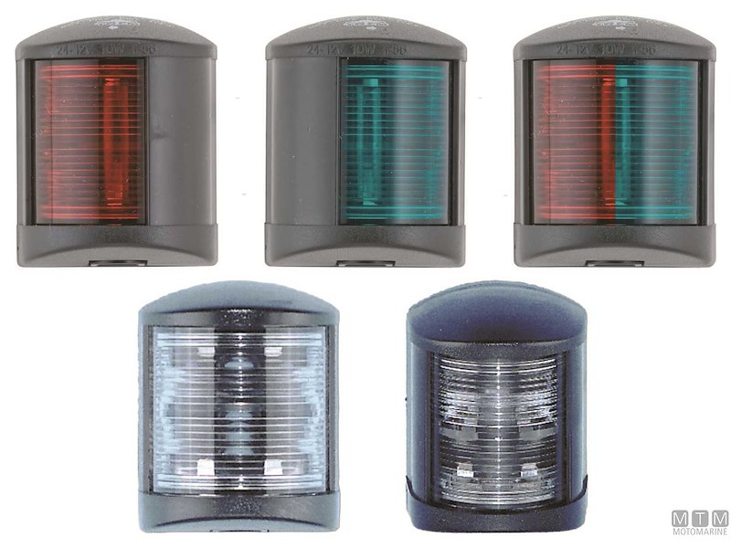 Fanali di Navigazione LED Midi Bianchi RINa 