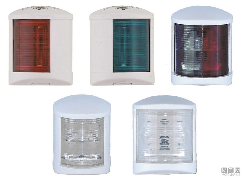 Fanali di Navigazione LED Midi Bianchi RINA 