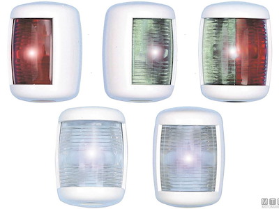 Fanali di Navigazione LED Mini Bianchi RINa 