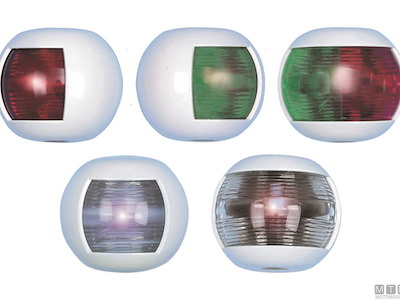 Fanali di Navigazione LED Flat Bianchi RINa 