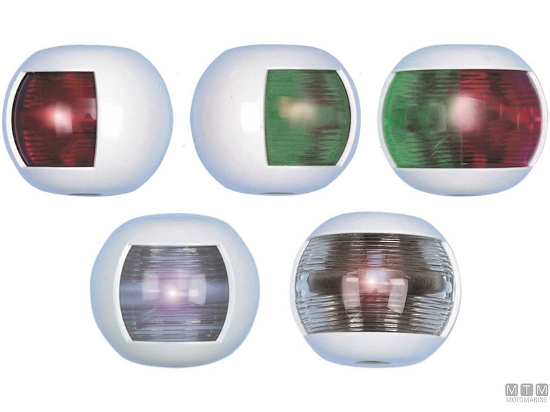 Fanali di Navigazione LED Flat Bianchi RINa 