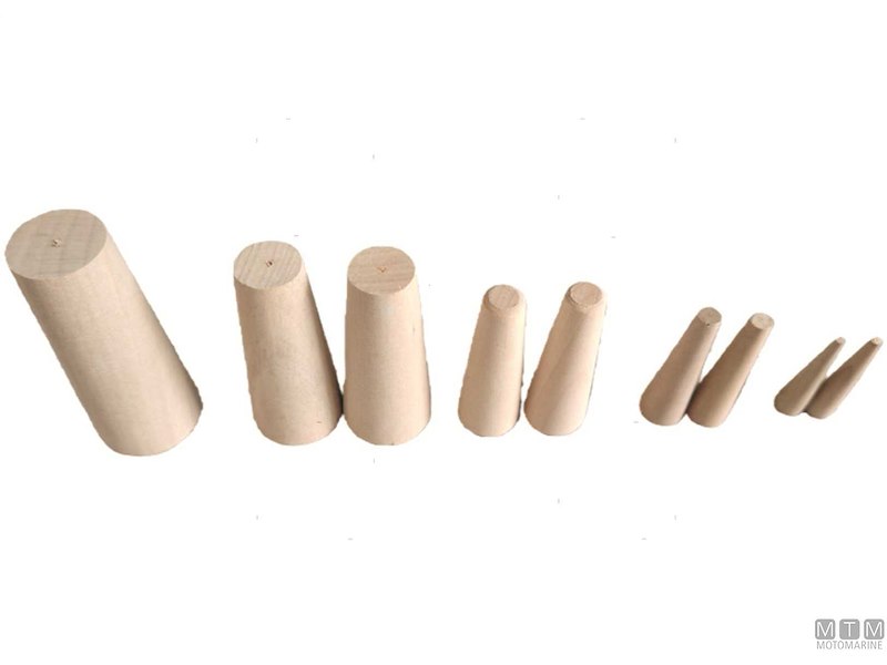 KIT TURAFALLE GRANDE 9PZ CONI LEGNO     