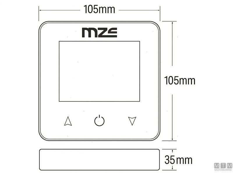 Pannello Touch Up-Down Contametri Catena