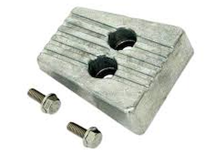 Anodo in alluminio per piedi Volvo SX/DPS