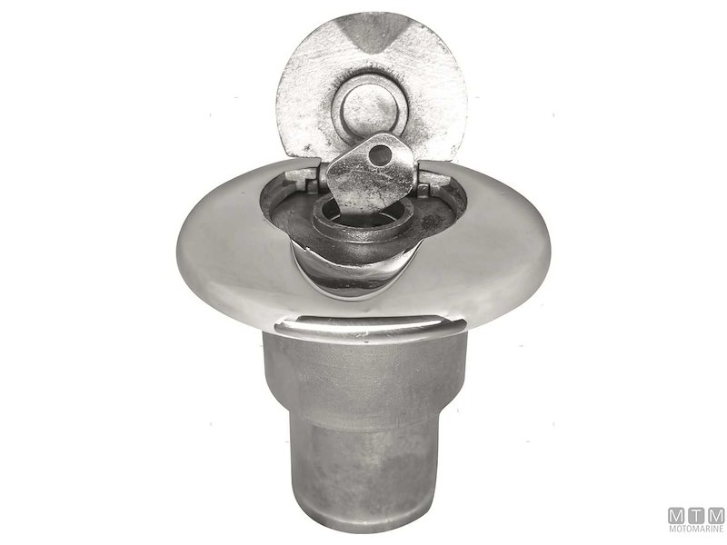 TAPPO COPERTA FUEL CON CHIAVE D38MM IN ACCIAIO INOX
