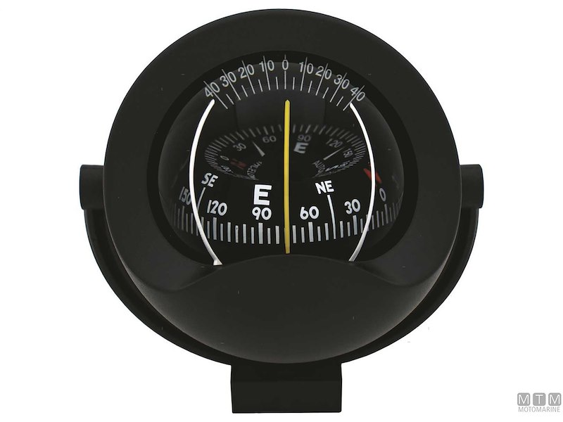 BUSSOLA A-NAUTIC C8 BRACKET NERA ROSA DA 85MM
