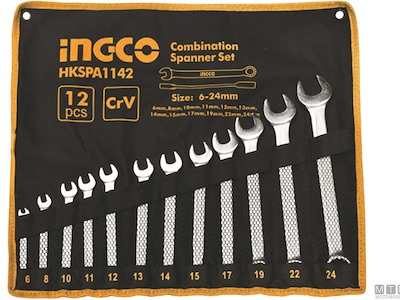 CHIAVI FISSE COMBINATE 6-24MM SET 12PZ