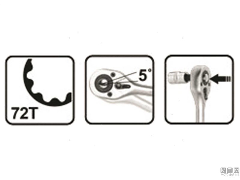VALIGETTA CRICCHETTO 1/2 CON BUSSOLE 10-32MM SET 25PZ