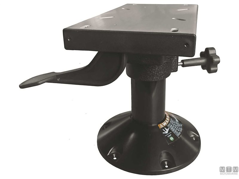 SUPPORTO SEDILE MASTER H330MM IN ALLUMINIO NERO
