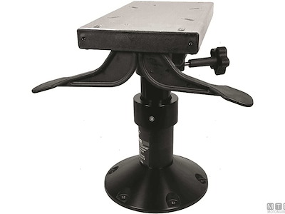SUPPORTO SEDILE MASTER REGOLABILE GAS H300-400MM IN ALLUMINIO NERO