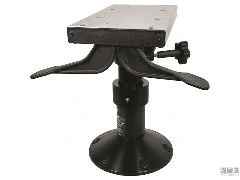 SUPPORTO SEDILE MASTER REGOLABILE GAS H300-400MM IN ALLUMINIO NERO