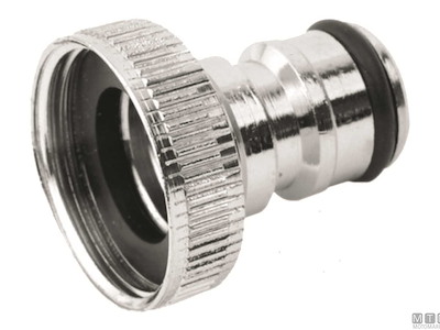 RACCORDO PORTAGOMMA RAPIDO DA 3/4" IN OTTONE CROMATO