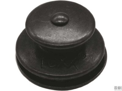 TESTA BOTTONE LOXX IN OTTONE PLACCATO NERO
