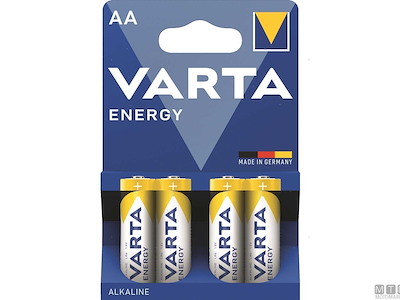 BATTERIE VARTA AA STILO ALCALINE ENERGY CF4PZ