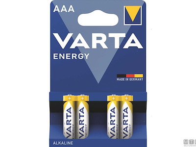 BATTERIE VARTA AAA MINISTILO ALCALINE ENERGY CF4PZ