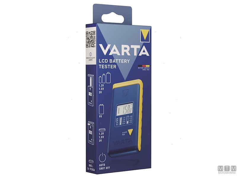 TESTER BATTERIA LCD VARTA